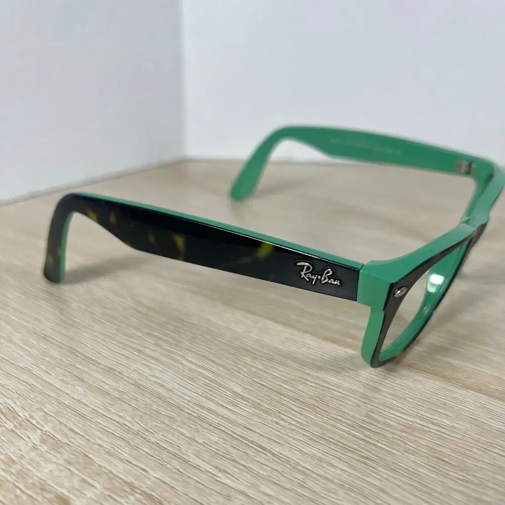 Ray-Ban RB2132 New Wayfarer 6013 Sunglasses Tortoise Green Frames Only 52-18